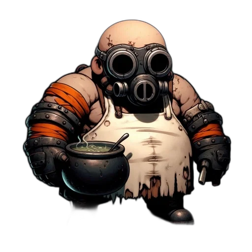 food, mask, creature, robot transparent PNG cut-out