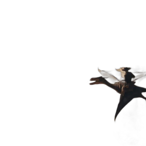dragon, animal, staff, weapon transparent PNG cut-out