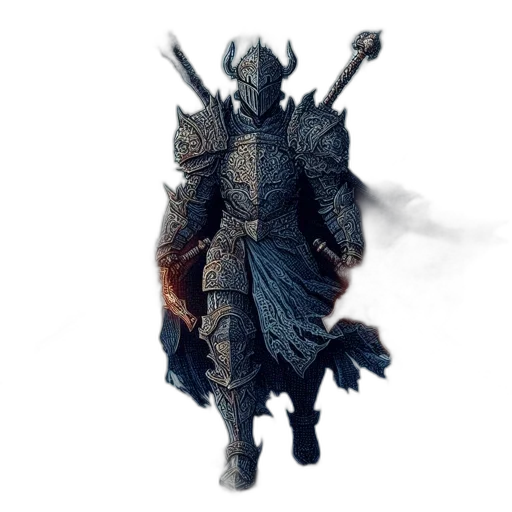 dragon, sword, staff, weapon transparent PNG cut-out
