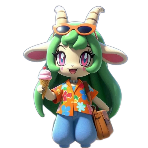 staff, jacket, animal, 3d render transparent PNG cut-out