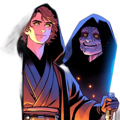 staff, concept art, comic book art, pixel art transparent PNG cut-out