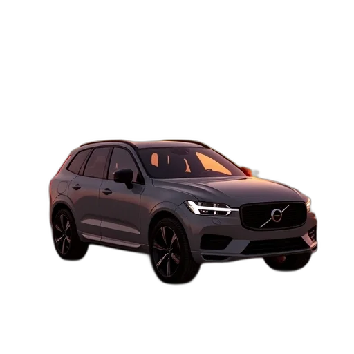 car, 3d render, 2020, volvo transparent PNG cut-out