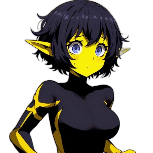 dress, mask, robot, staff transparent PNG cut-out