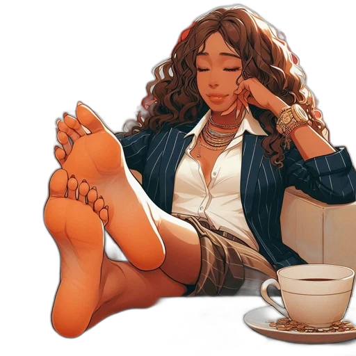 shoes, comic book art, pixel art, anime transparent PNG cut-out
