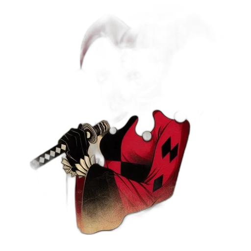 mask, weapon, dragon, jacket transparent PNG cut-out