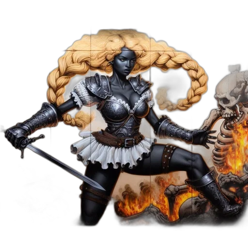 sword, fantasy art, concept art, comic book art transparent PNG cut-out