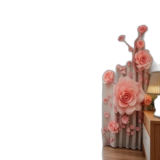 furniture, dress, crown, flower transparent PNG cut-out