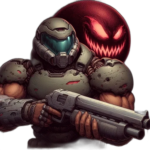 weapon, robot, creature, mask transparent PNG cut-out