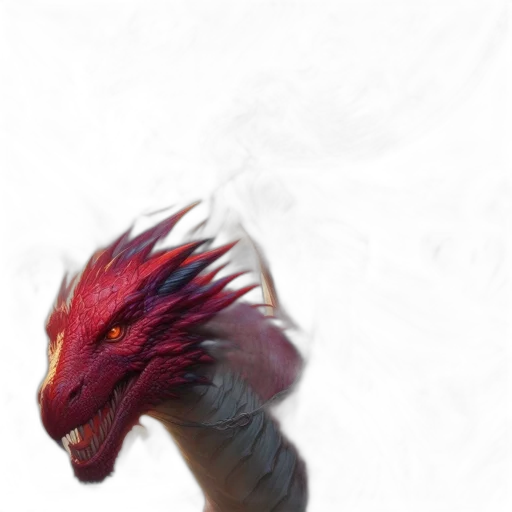 dragon, creature, animal, staff transparent PNG cut-out