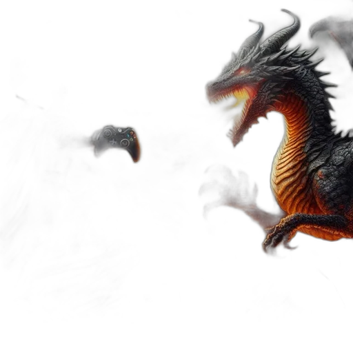 dragon, creature, animal, weapon transparent PNG cut-out