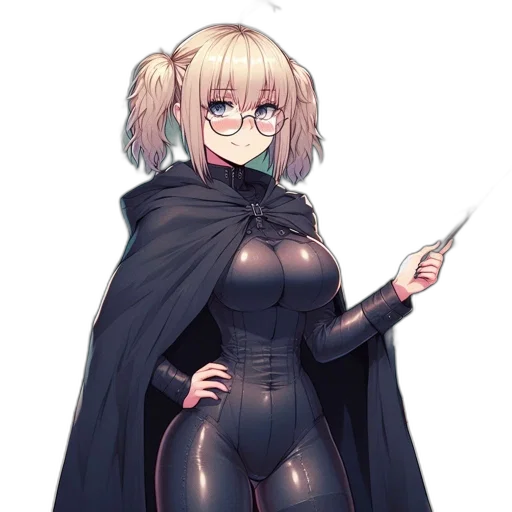 dress, weapon, jacket, staff transparent PNG cut-out