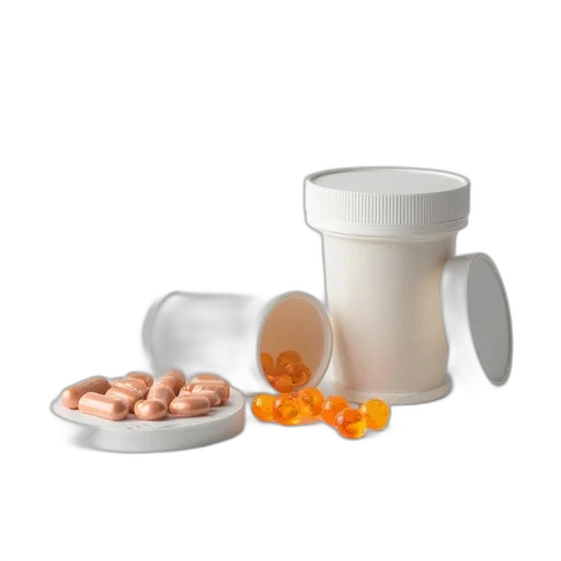 food, 3d render, medicine, pills transparent PNG cut-out