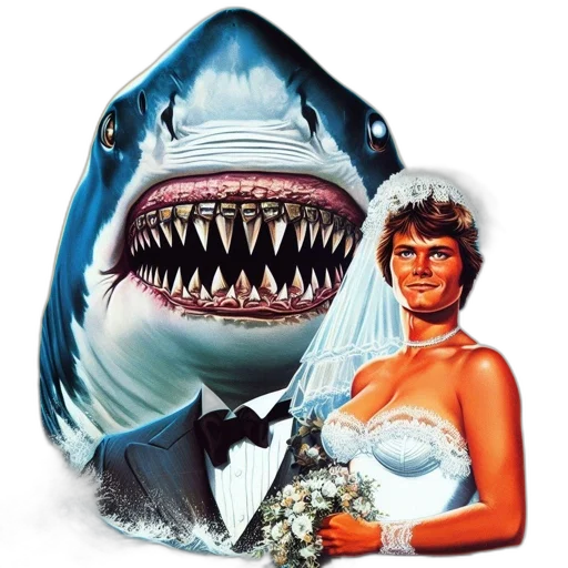 creature, underwater, artwork, bride transparent PNG cut-out