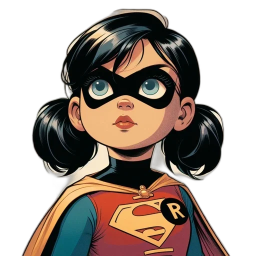 face, comic book art, cartoon, concept art transparent PNG cut-out