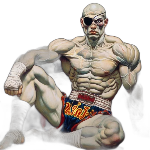 comic book art, concept art, photorealistic, pixel art transparent PNG cut-out