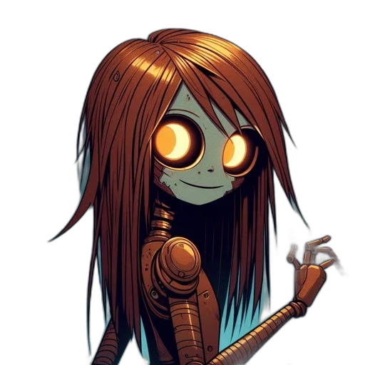 staff, mask, robot, creature transparent PNG cut-out