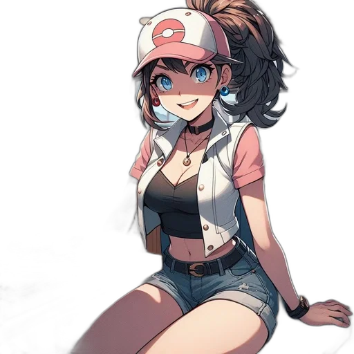 hat, staff, dress, weapon transparent PNG cut-out