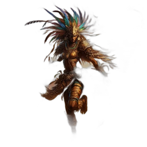 staff, creature, hair, mask transparent PNG cut-out