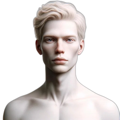 face, hair, creature, robot transparent PNG cut-out
