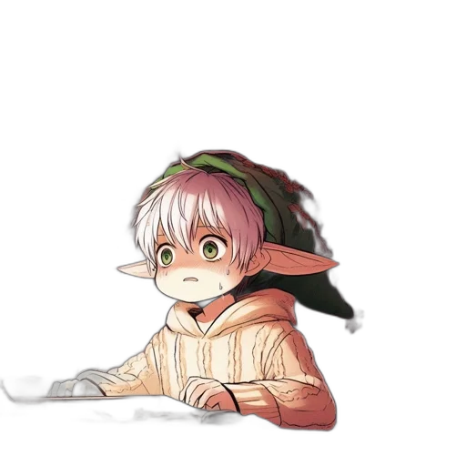 hat, staff, creature, dragon transparent PNG cut-out