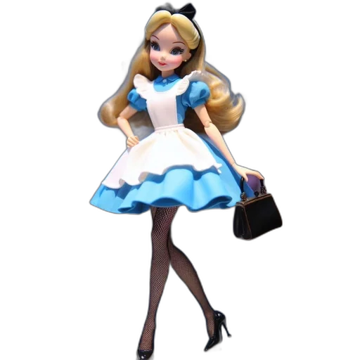 dress, staff, shoes, 3d render transparent PNG cut-out