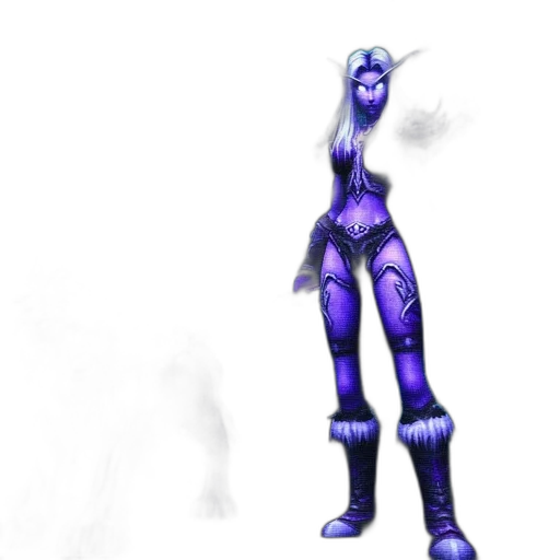 robot, staff, creature, dress transparent PNG cut-out