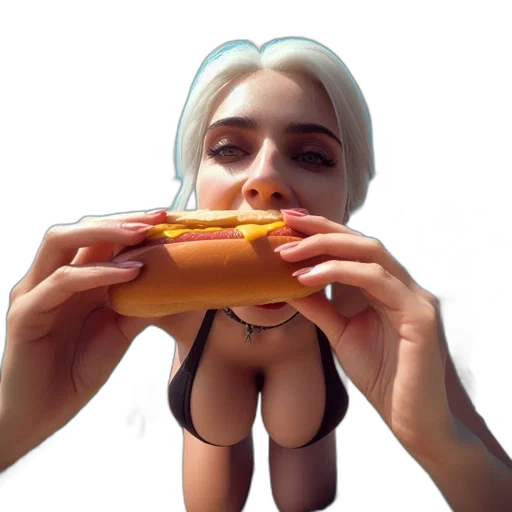 food, face, robot, creature transparent PNG cut-out
