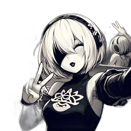 jacket, mask, robot, anime transparent PNG cut-out