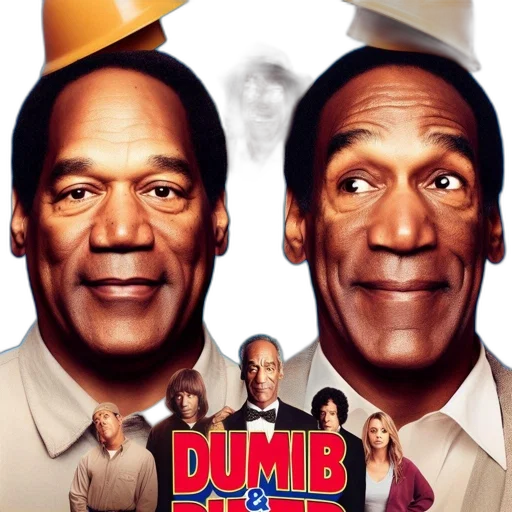 hat, movie, poster, dumb transparent PNG cut-out