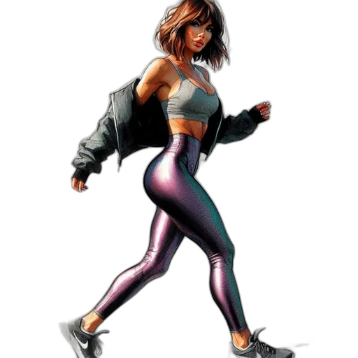 concept art, comic book art, cyberpunk, pixel art transparent PNG cut-out