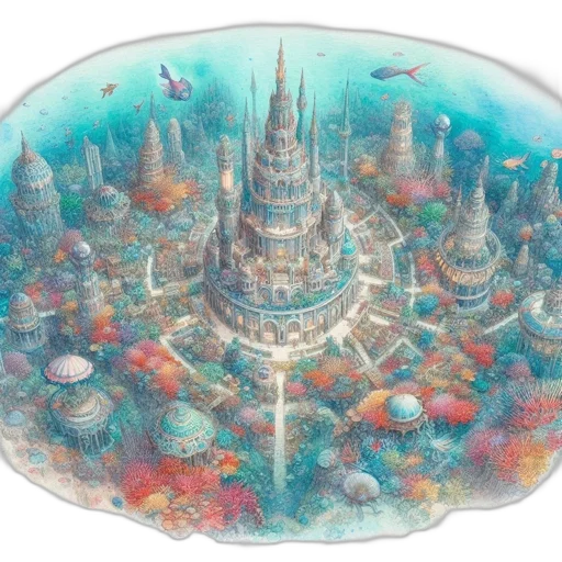 crown, concept art, fantasy art, watercolor transparent PNG cut-out