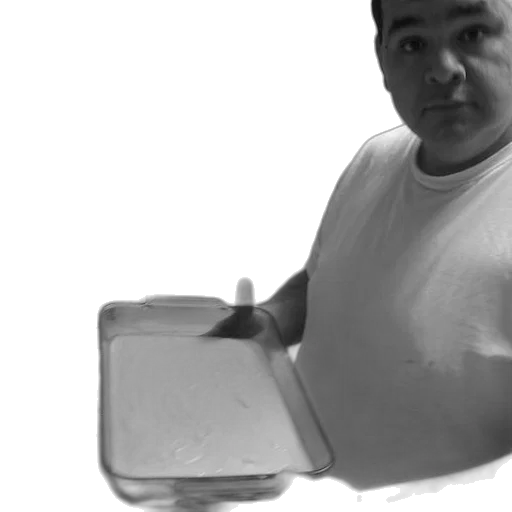 food, staff, photorealistic, man transparent PNG cut-out