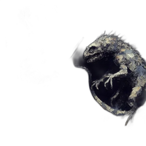dragon, mask, animal, creature transparent PNG cut-out