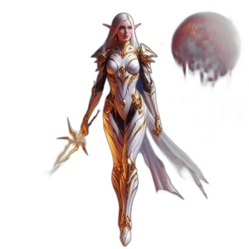 staff, fantasy art, concept art, pixel art transparent PNG cut-out