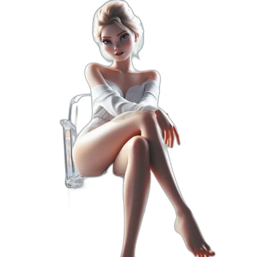 dress, concept art, cartoon, comic book art transparent PNG cut-out