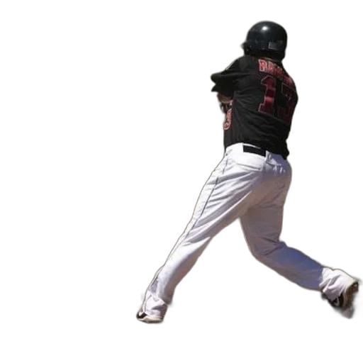 baseball, player, black, jersey transparent PNG cut-out