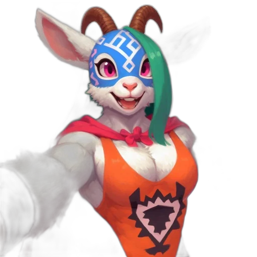 staff, mask, dress, hat transparent PNG cut-out