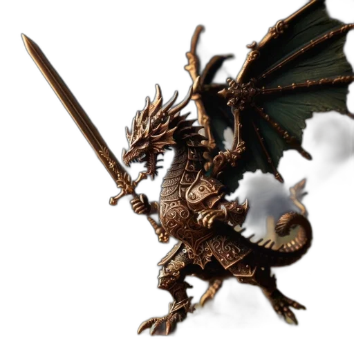 dragon, sword, weapon, staff transparent PNG cut-out