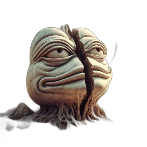 mask, face, creature, staff transparent PNG cut-out