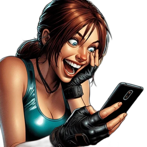 comic book art, concept art, cartoon, cyberpunk transparent PNG cut-out