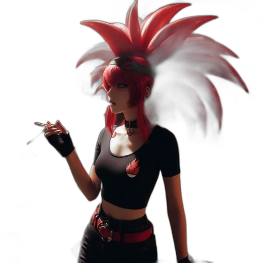 staff, concept art, fantasy art, 3d render transparent PNG cut-out