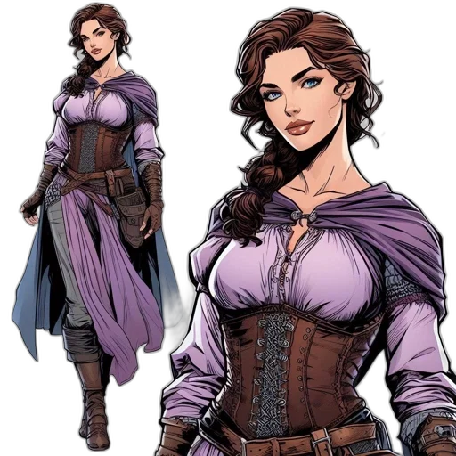 comic book art, concept art, fantasy art, pixel art transparent PNG cut-out