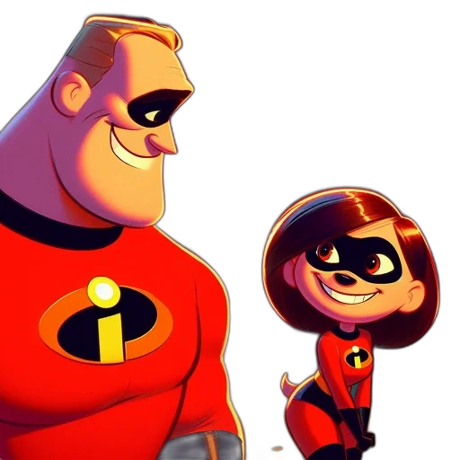comic book art, concept art, cartoon, 3d render transparent PNG cut-out