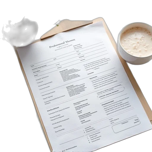food, project, proposal, form transparent PNG cut-out