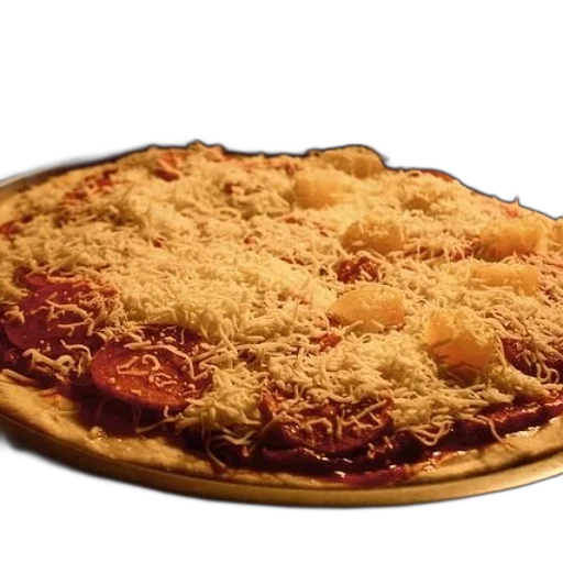 food, crown, 3d render, pizza transparent PNG cut-out