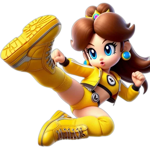 weapon, shoes, staff, 3d render transparent PNG cut-out