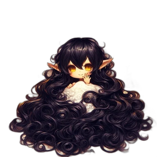 hair, crown, dragon, creature transparent PNG cut-out