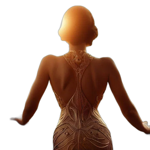 dress, jewelry, crown, hair transparent PNG cut-out