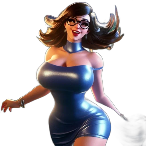 dress, concept art, comic book art, fantasy art transparent PNG cut-out