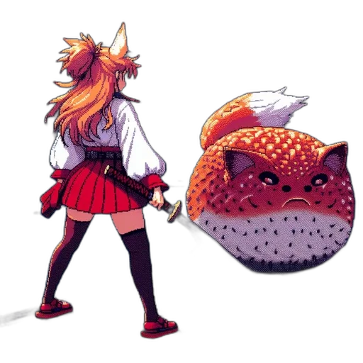 weapon, food, creature, staff transparent PNG cut-out